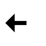 An arrow pointing left UI Element