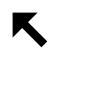 An arrow pointing top left UI Element